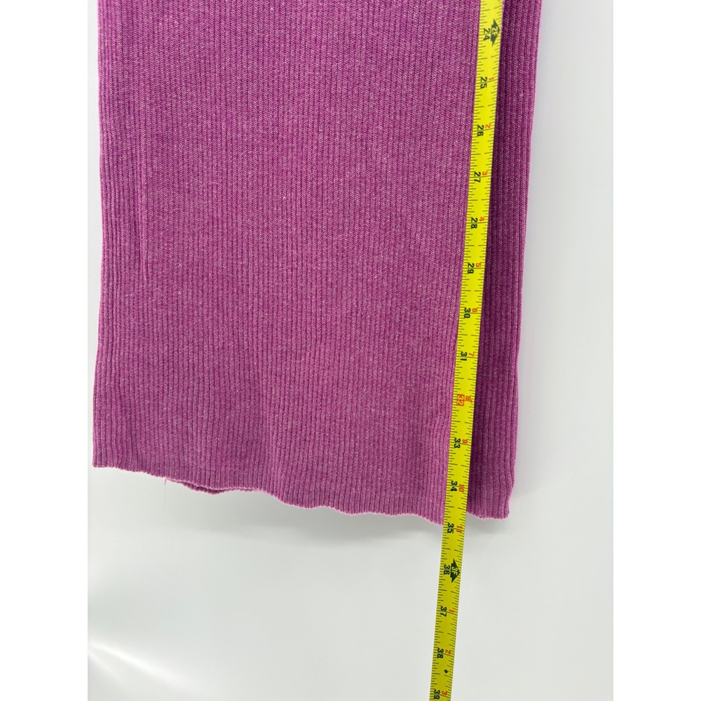 Free People Midi Skirt Wrap Women Size XS Pink Ribbed Beach - Picture 5 of 8